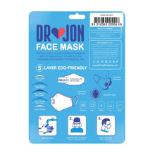 Load image into Gallery viewer, Dr Jon Face Mask 5 Layer Breathable and Washable Mask with Filter Sleeve - Red