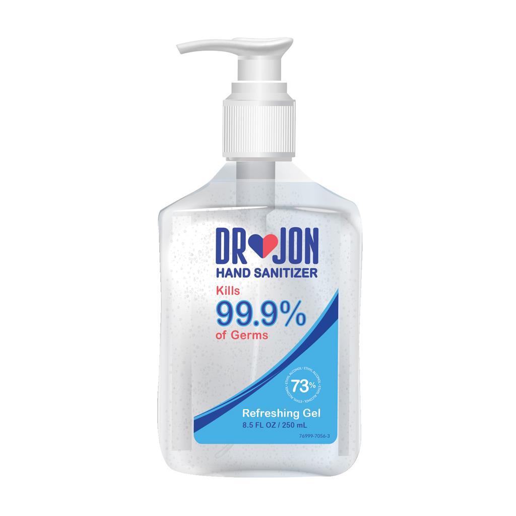 Dr Jon Hand Sanitizer Gel 8.5 oz (250ml)