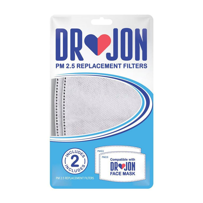 Dr Jon PM 2.5 Filter 5 Layer 2ct